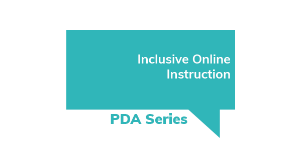 Inclusive Online Instruction