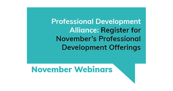 Professional Development Alliance November