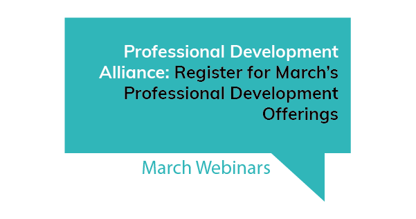Professional Development Alliance March