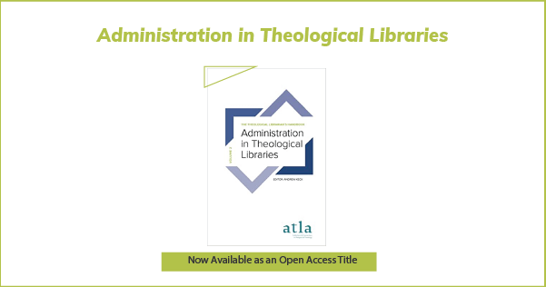 New Volume The Theological Librarian's Handbook