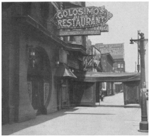 Photograph of Colosimo's restaurant in 1930