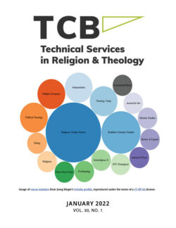 New TCB Technical Services in Religion & Theology Issue