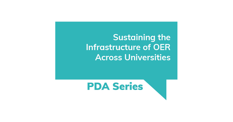 PDA Series OER Infrastructure