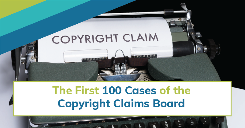 SCOOP 100 Cases Copyright Claims Board