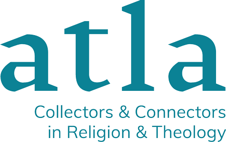Blue Atla logo with tagline Collectors & Connectors in Religion & Theology